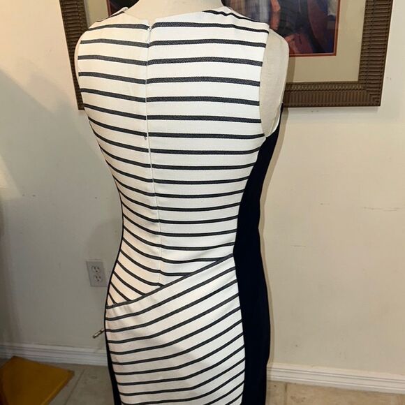 NWT Ralph Lauren Striped Sleeveless Dress - Navy and White Size 2 - Picture 11 of 13